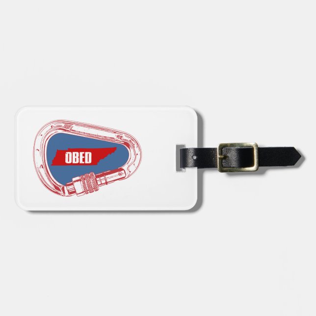 Obed Climbing Carabiner Luggage Tag (Front Horizontal)