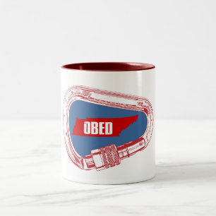 Obed Climbing Carabiner Two-Tone Coffee Mug