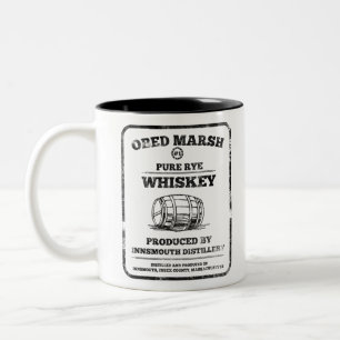 Obed Marsh Rye Whiskey Two-Tone Coffee Mug