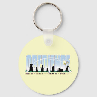 Obedience: Heel it, Fetch It, Jump It, Scent It Key Ring