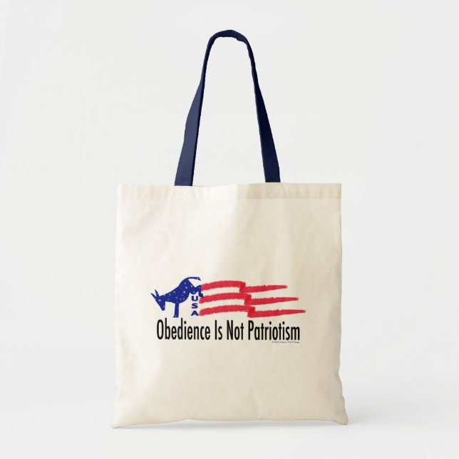 Obedience Patriotism Tote Bag (Front)