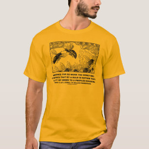 Obedience Work Honey-Bees Henry V Shakespeare T-Shirt