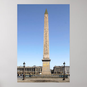 Obelisk of Paris Poster