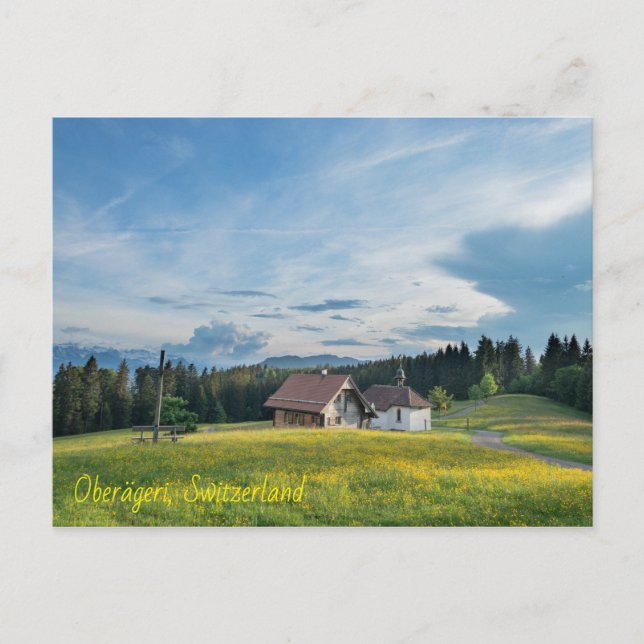 Oberägeri, Switzerland Postcard (Front)