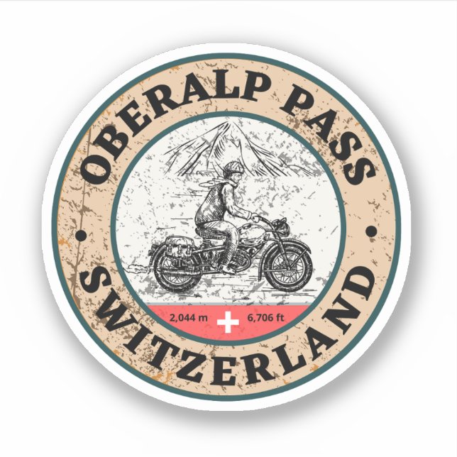 Oberalp Pass swiss–alps motorcycle tour (Front)