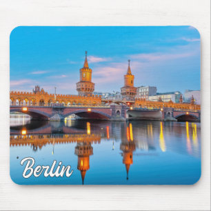  Oberbaum Bridge, Berlin, Germany Mouse Mat