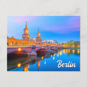 Oberbaum Bridge, Berlin, Germany Postcard