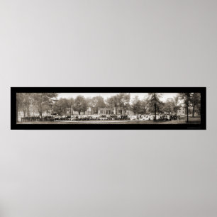 Oberlin College Students Photo 1906 Poster