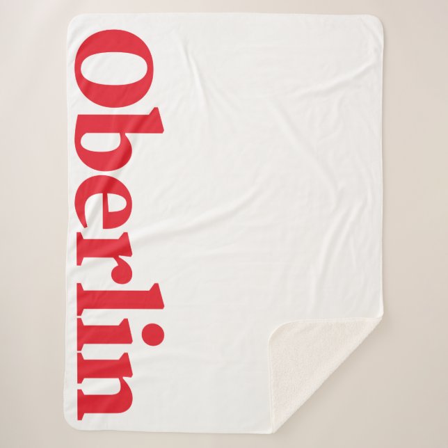 Oberlin Fleece Blanket (Front)