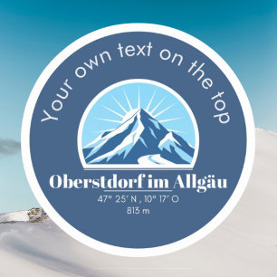 Oberstdorf Germany mountain souvenir decor