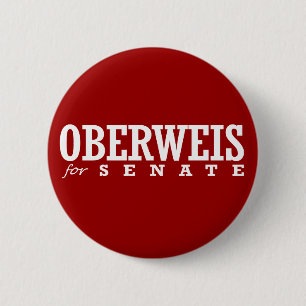 OBERWEIS FOR SENATE 2014 6 CM ROUND BADGE