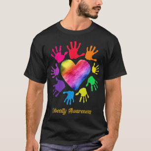 Obesity Awareness Hands Obesity  T T-Shirt