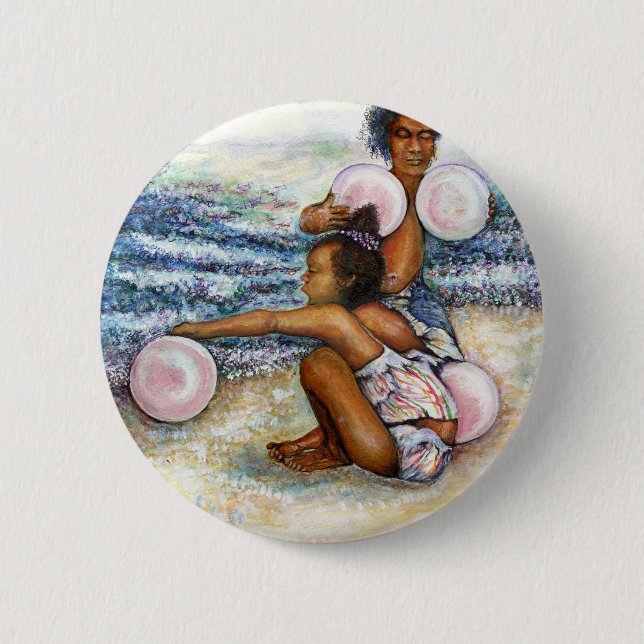 Obessed with Conquering the Impossible 6 Cm Round Badge (Front)