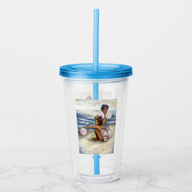 Obessed with Conquering the Impossible  Acrylic Tumbler (Front)