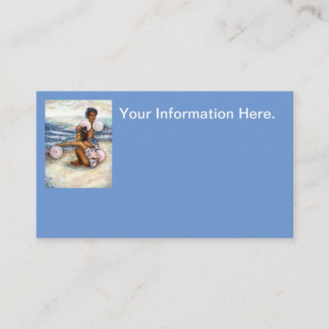 Obessed with Conquering the Impossible  Business Card (Front)