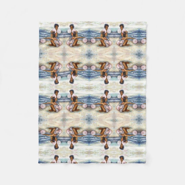 Obessed with Conquering the Impossible Fleece Blanket (Front)