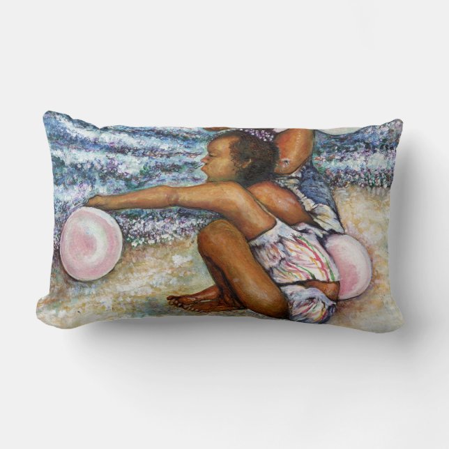 Obessed with Conquering the Impossible  Lumbar Cushion (Front)