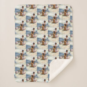 Obessed with Conquering the Impossible Sherpa Blanket