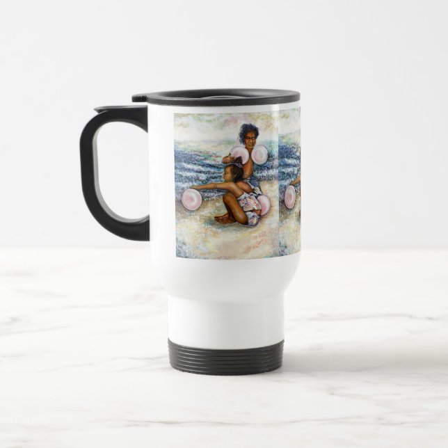 Obessed with Conquering the Impossible Travel Mug (Left)