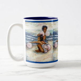 Obessed with Conquering the Impossible Two-Tone Coffee Mug