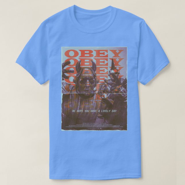 Obey A Lovely Day T-Shirt (Design Front)