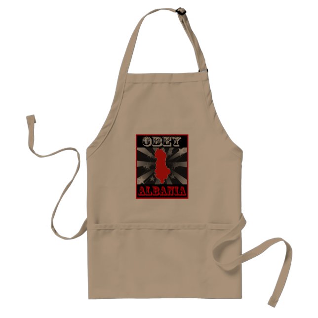 Obey Albania Standard Apron (Front)