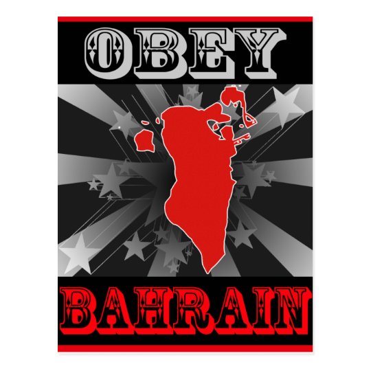 Obey Bahrain Postcard