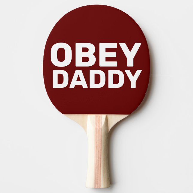 OBEY DADDY PING PONG PADD;ES PING PONG PADDLE (Front)