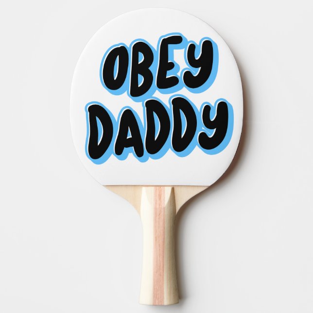 OBEY DADDY PING PONG PADDLE (Front)