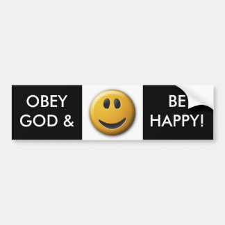 OBEY GOD!  Bumper Sticker