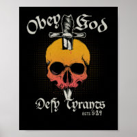 Obey God Defy Tyrants Acts 5 29 Faith Skull