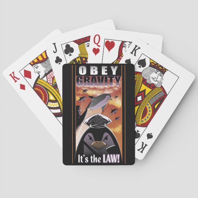 Obey Gravity Playing Cards (Back)