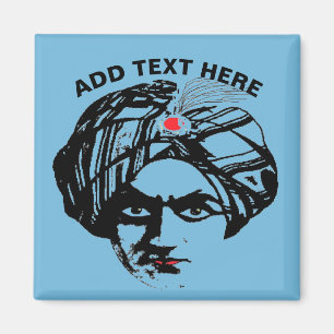 Obey Magician Face Magnet