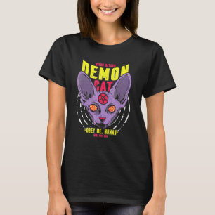 Obey Me Human Hypno Satanic Demon Cat T-Shirt