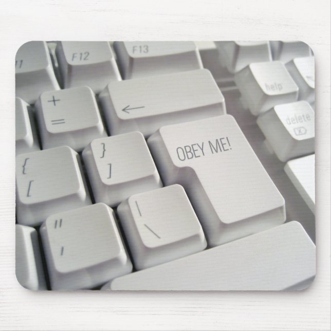 Obey Me! Keyboard Mouse Mat (Front)