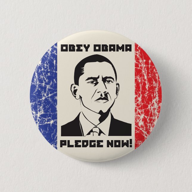 Obey Obama Button (Front)