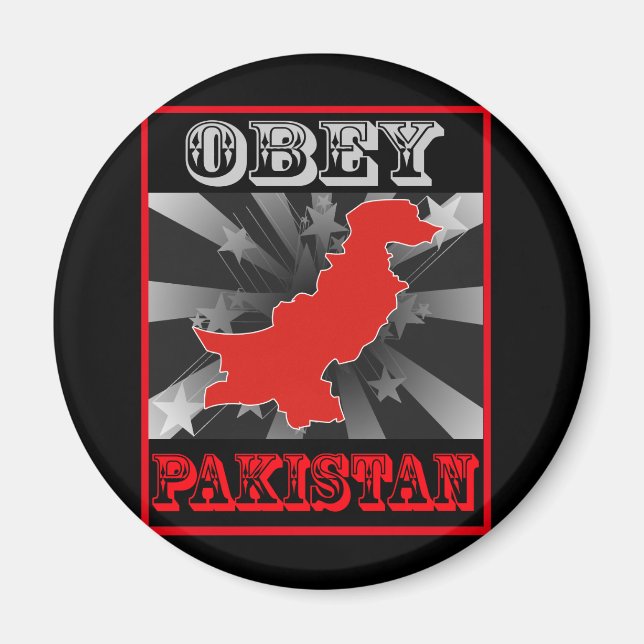 Obey Pakistan Magnet (Front)