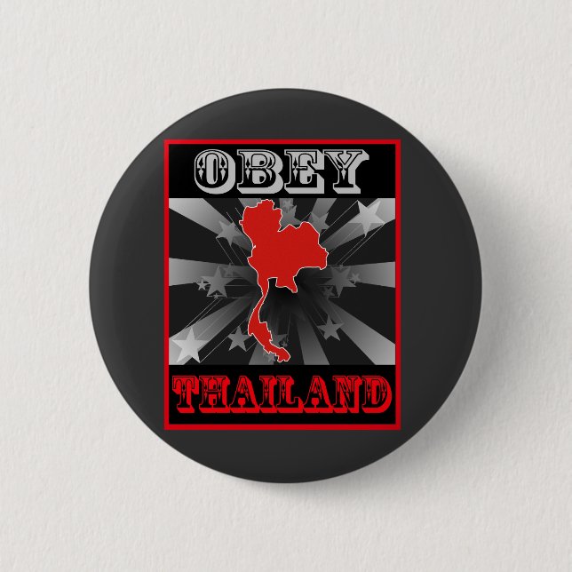Obey Thailand 6 Cm Round Badge (Front)