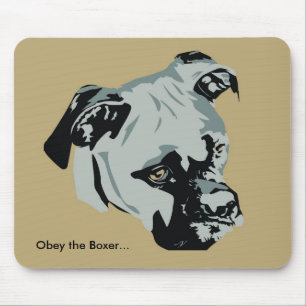 Obey the Boxer Mouse Mat
