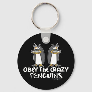 Obey The Crazy Penguins Keychains