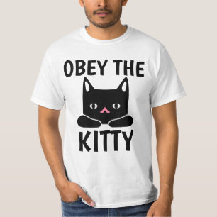 OBEY THE KITTY CAT T-SHIRTS