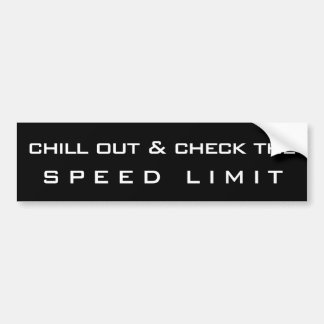 Obey the Speed Limit Bumper Sticker