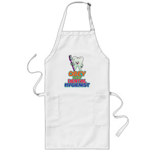 Obey Your Dental Hygienist Long Apron