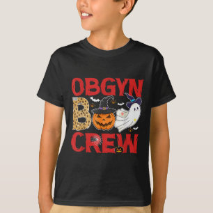Obgyn Boo Crew Halloween Ob-gyn Nurse Shirt Men Wo