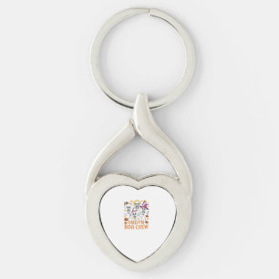 OBGYN Boo Crew Nurse Skeleton Dancing Halloween Sp Key Ring