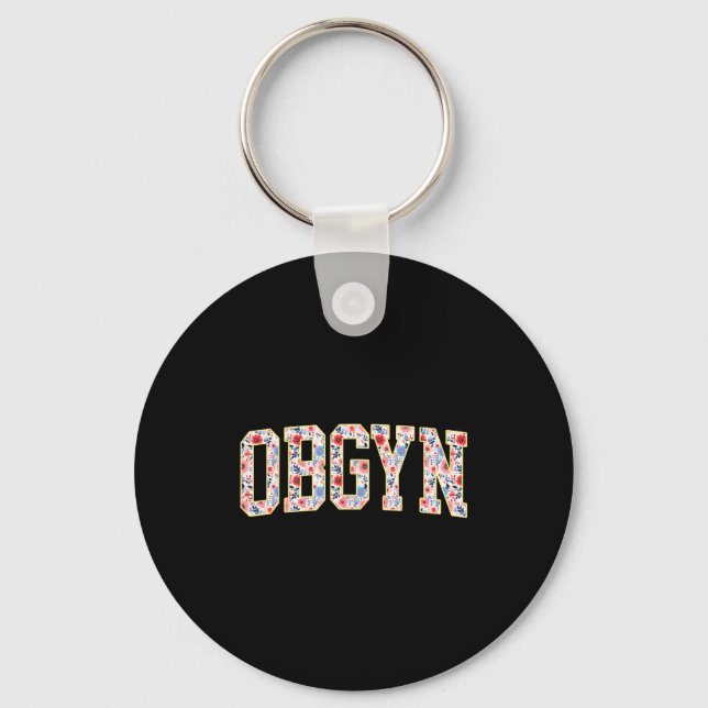 Obgyn - Labor And Delivery Nurse Ob-gyn Squad Rn N Key Ring (Front)