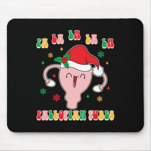 Obgyn Midwife Doula Christmas Fa La La La La Fallo Mouse Mat