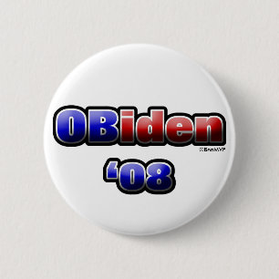 OBiden '08 6 Cm Round Badge
