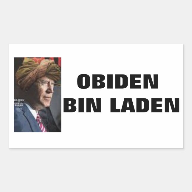 OBIDEN BIN LADEN STICKER (Front)