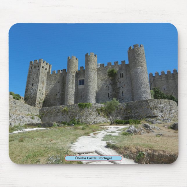 Óbidos Castle, Portugal Mouse Mat (Front)